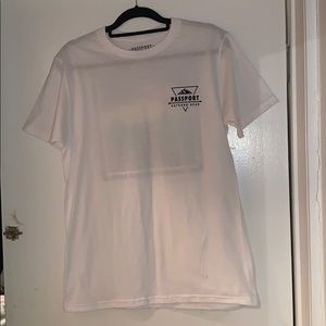 Passport White Graphic T-shirt